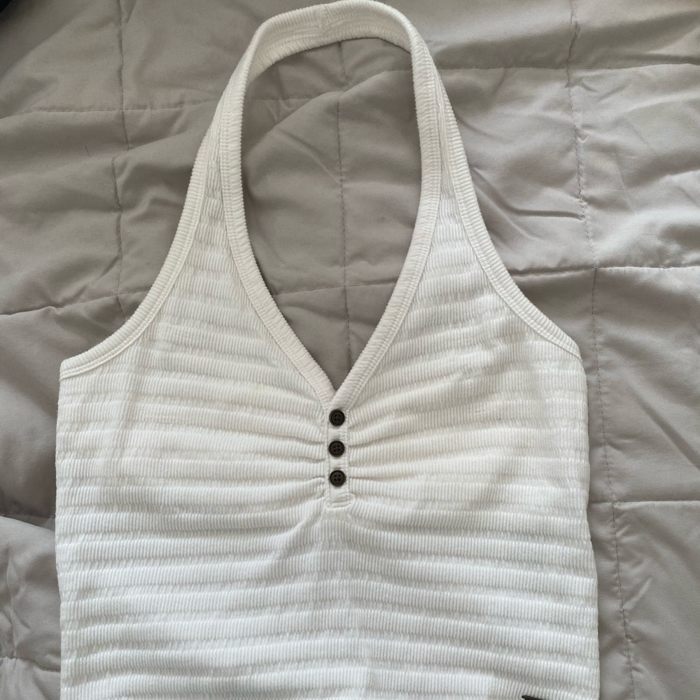 white halter top